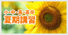 小・中・高・高卒 夏期講習